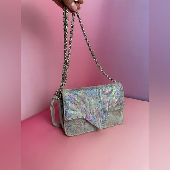 Crystal-Trim Cloud Mini Dress & Aimee Kestenberg Iridescent Crossbody Set - Picture 3 of 16